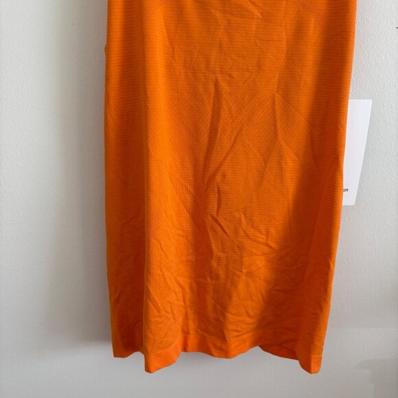 Lululemon Athletic Swiftly Tech RB Tank Top 2.0 Orange NWT Women’s Size 10 - Picture 4 of 7